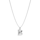 Jane Kønig Reflection Letters B Anheng Sølv RL001-S-AW2000_B - Unisex - 925 sterling silver