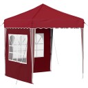  Pop up Festtelt Burgunder 195 x 195 x 245 cm