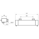 Tapwell Les268 CR Dusjbatteri Krom