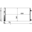 MAHLE AC 751 000P Kondensator, klimaanlegg