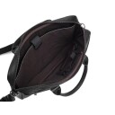 Adax Prato Tobias Skinn Pc veske 15,6" Svart