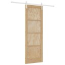vidaXL Glidende Dør med Beslagsett 73.5x211 cm Solid Tre Furu