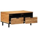  Kaffebord 80x54x40 cm Massivt Akasietre