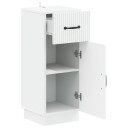 vidaXL Baderom Oppbevaringsskap HOORN Hvit 30 x 31 x 77 cm