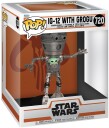 Funko Pop Figure Deluxe Star Wars The Mandalorian Ig 12 With Grogu
