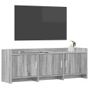  TV skap 130 x 33 x 47 cm Grå Sonoma Konstruert tre