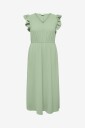Only Carmakoma   Maxikjole carMetta Life S/L Long Dress Wvn   Grønn