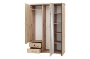 Aldbrough Garderobeskap med Speil 150x213 cm - Brun / Svart