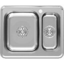 Intra Juvel Nivis kjøkkenvask stainless steel 62x51.5 cm