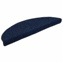 vidaXL Selvklebende trappematter 15stk marineblå 65x21x4cm nålestempel