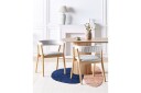 Matsalsstol Beliani Mylo set om 2 Beige-Mörkt Trä Light grey -