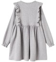 MarMar Kjole   Rib/Modal   Dikt   Light Grey Melange   MarMar   6 år 116   Kjole   Grå