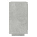 vidaXL Skjenk betonggrå 80x40x75 cm konstruert tre