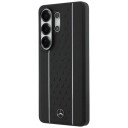 Mercedes Laurel Leaves Vertical Stripes MagSafe Case for Samsung Galaxy S26 Ultra Black and White
