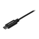StarTech.com USB2AC2M USB-kabel 2 M USB 2.0 USB A USB C, svart