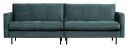 BePureHome Rodeo Classic 3-seter. Sofa - Teal Velur