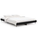 vidaXL Sengeramme svart 140x190 cm konstruert tre