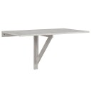  Sammenleggbart veggbord betonggrå 100x60x56 cm konstruert tre 342648