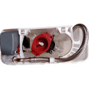 Laufen Plastsisterne til Kompas inkl. trykknapp i krom clear, chrome 485x275x115 mm