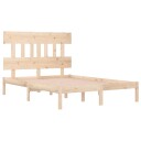 vidaXL Sengeramme heltre 120x190 cm 4FT Small Double