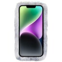 3D Plush Furry Winter iPhone 14 Plus TPU-deksel Grå Spaceman