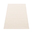 Pappelina Emm teppe 70 x 120 cm Vanilla/White Metallic