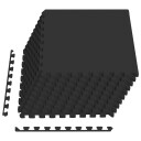 vidaXL Bassenggrunnmatte 50 pcs Svart 18 m² EVA Skum