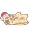 "Merry Christmas" LED Neon Skilt 21x42,7 cm Halloween 96559
