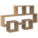  Vegghylle med hylle artisan eik 82 x 15 x 51 cm Konstruert tre