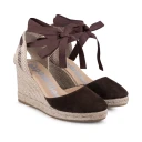 Espadrilles, Dame, Sko, Brun, 37 EU,