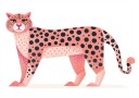 Pink Leopard Plakat Plakat / 40x50cm