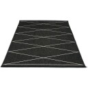 Pappelina Max matte 180x260 cm black / vanilla