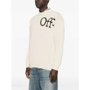 Off White Herre Strikkevarer Beige L,