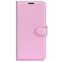 INCOVER Motorola Moto G42 Litchi Kunstskinn Deksel m. Lommebok - Rosa