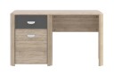 Skrivebord Mycheal 130 cm med Oppbevaringsskuff + Skap   Brun