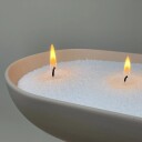 Illumina Stearinlyssand med 10 veker   750 gr Hvit