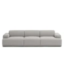 Muuto Connect Soft Modular Sofa / 3 Seater   Configuration 1   Clay 12