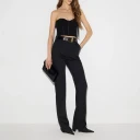 Elisabetta Franchi Dame Topper Svart 2XL,