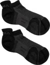 Aclima Ankle Socks 2-Pack 32-35, Jet Black