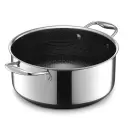 Hexclad Hybrid dutch oven gryte med stållokk 4,7L