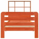  Sengeramme uten madrass voksbrun 75x190 cm heltre furu 8721158411150