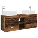vidaXL Baderomsskapsett 3 stk. Gammelt tre 49,5 x 41 x 63 cm
