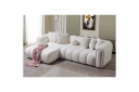 Varrel Sofa med divan 3 seter   Hvit