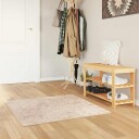  Teppe Runner MARSA Beige 100 x 100 cm Polyester og PVC
