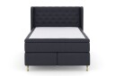 Select No 5 Komplett Sengepakke 140x200 Fast Lateks Blå/Gullben