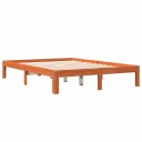vidaXL Sengeramme brun 140x190 cm heltre furu 8721012361751