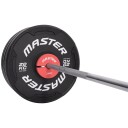 Master Fitness Add On Plates, Gummibelagte vektskiver Vekt 1 kg