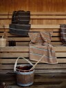 Zone Denmark Sauna Håndkle Black soft grey camel 70x140 cm
