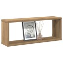  Vegghyller kube 2 stk artisan eik 60x15x23 cm konstruert tre 8721158439420