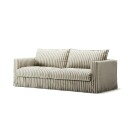 Decotique Le grand Air Nou 3 Seter Sofa Lin Gentle Ribbon